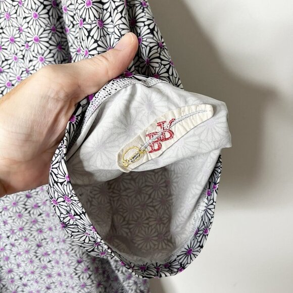 FootJoy Black and White Patterned Polo Shirt - Picture 5 of 9